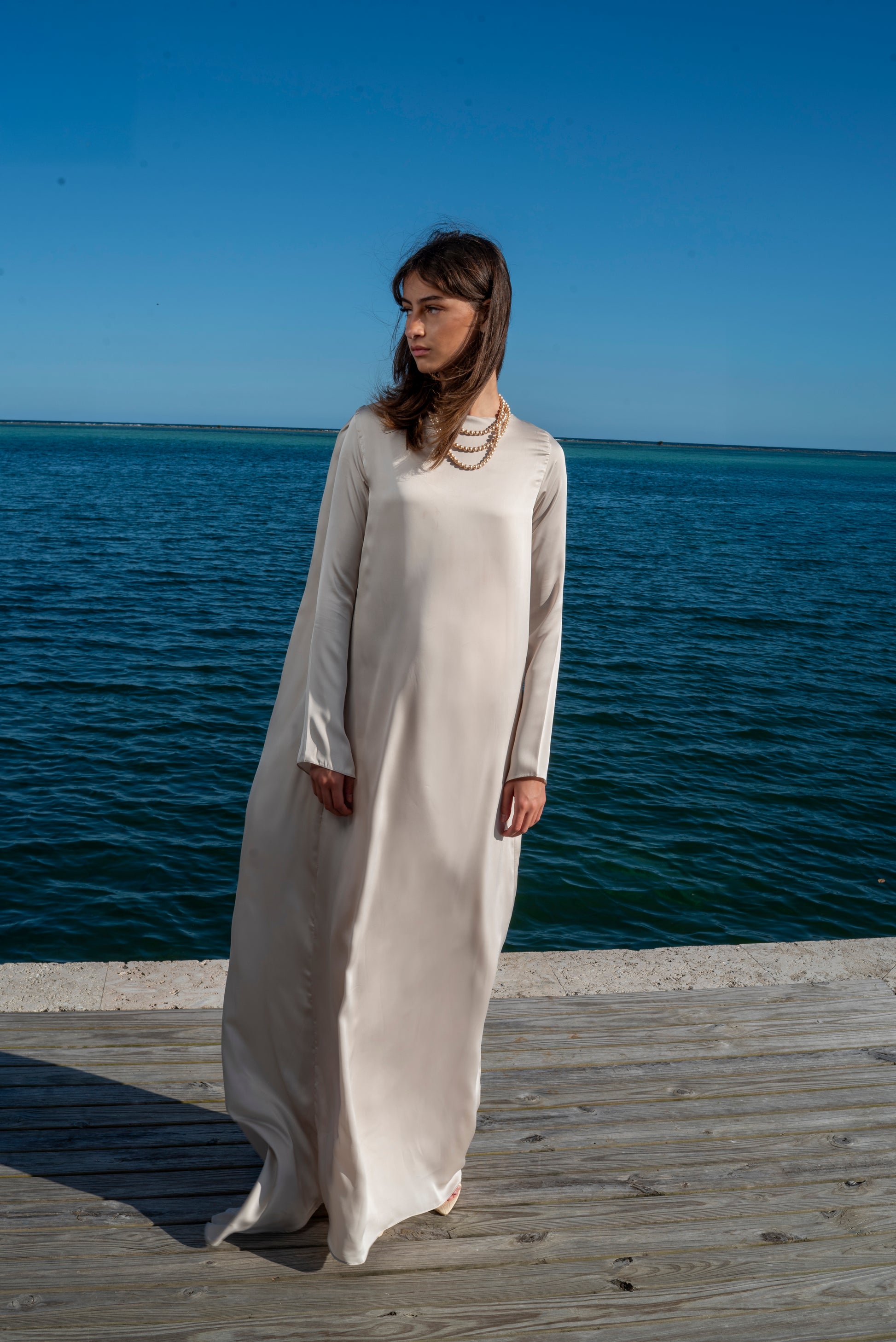 Caterina Silk Charmeuse Bridal Gown