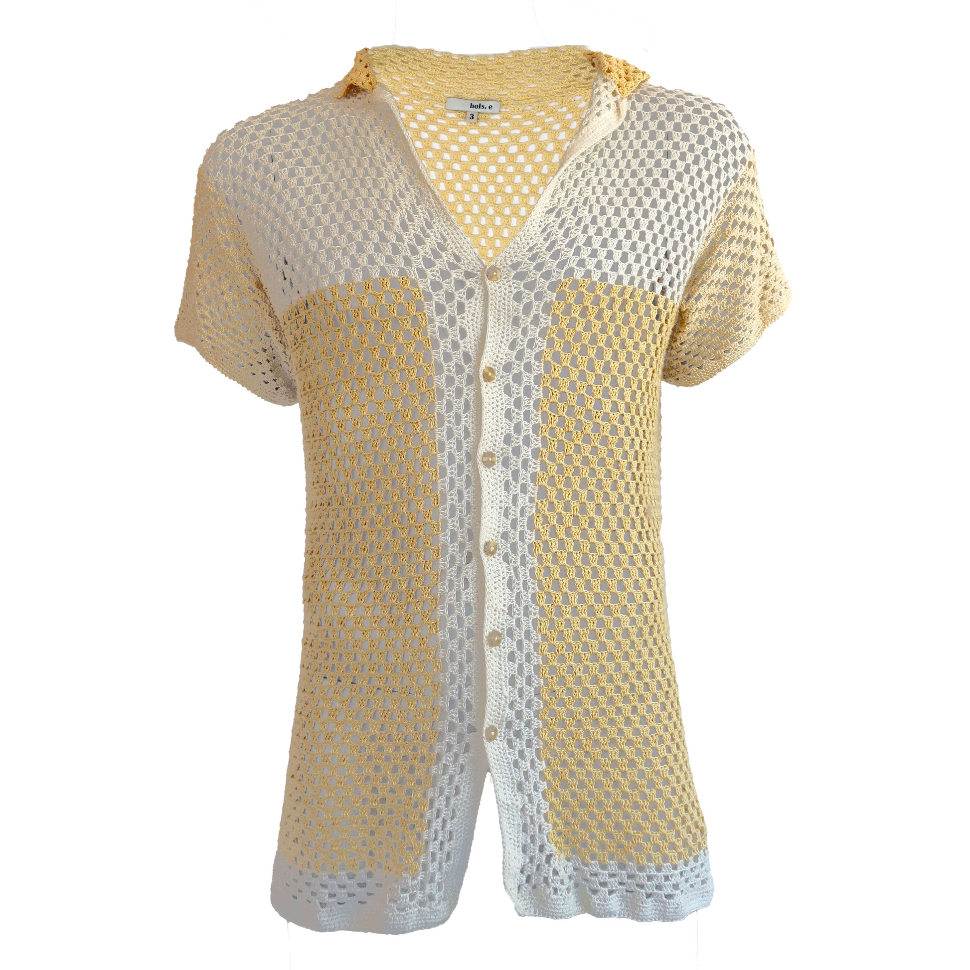 Crochet Analog Yellow Shirt