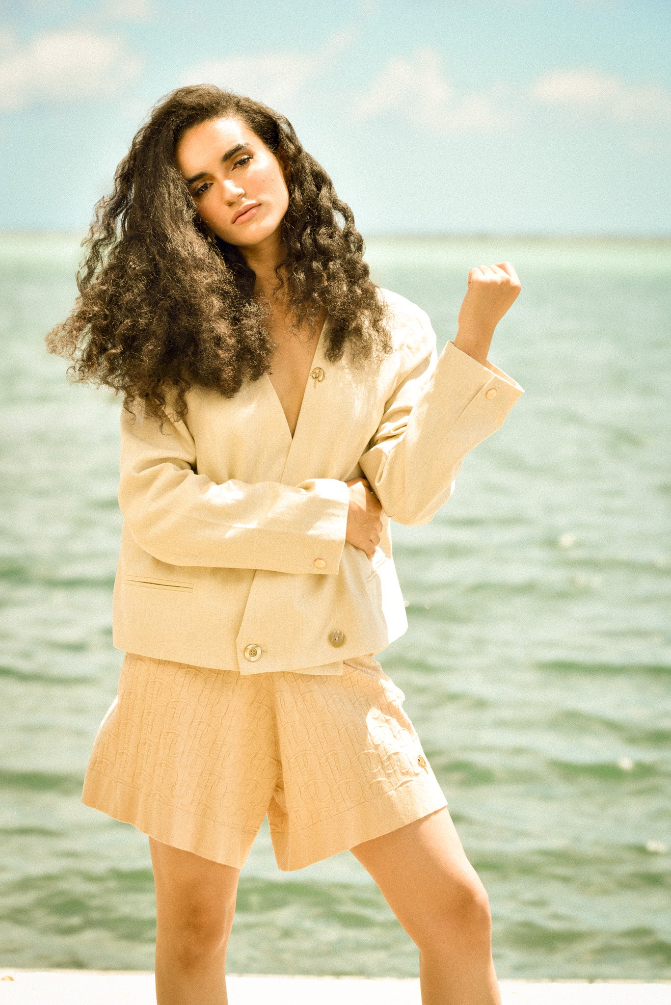 Cropped Sandy Blazer in Antique by hols.e