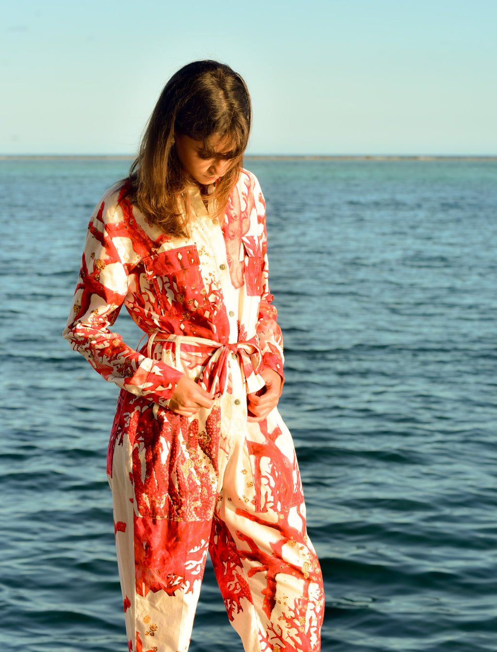 Red Coral Jumpsuit by hols.e