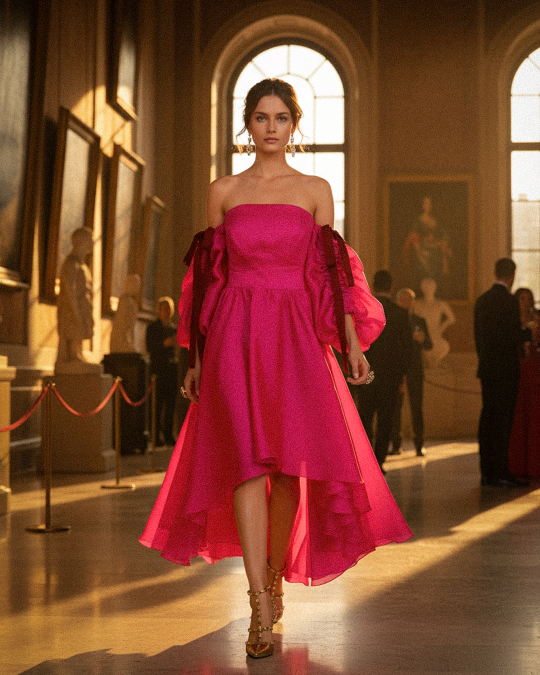 Fuchsia Pink Gazaar Dress