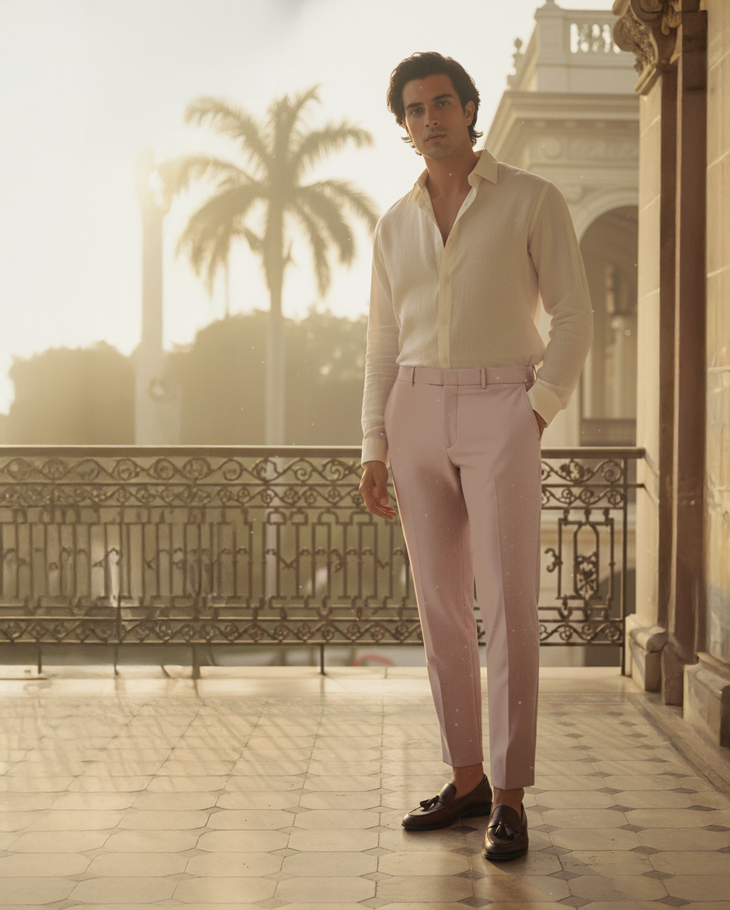 Powder Pink Pants