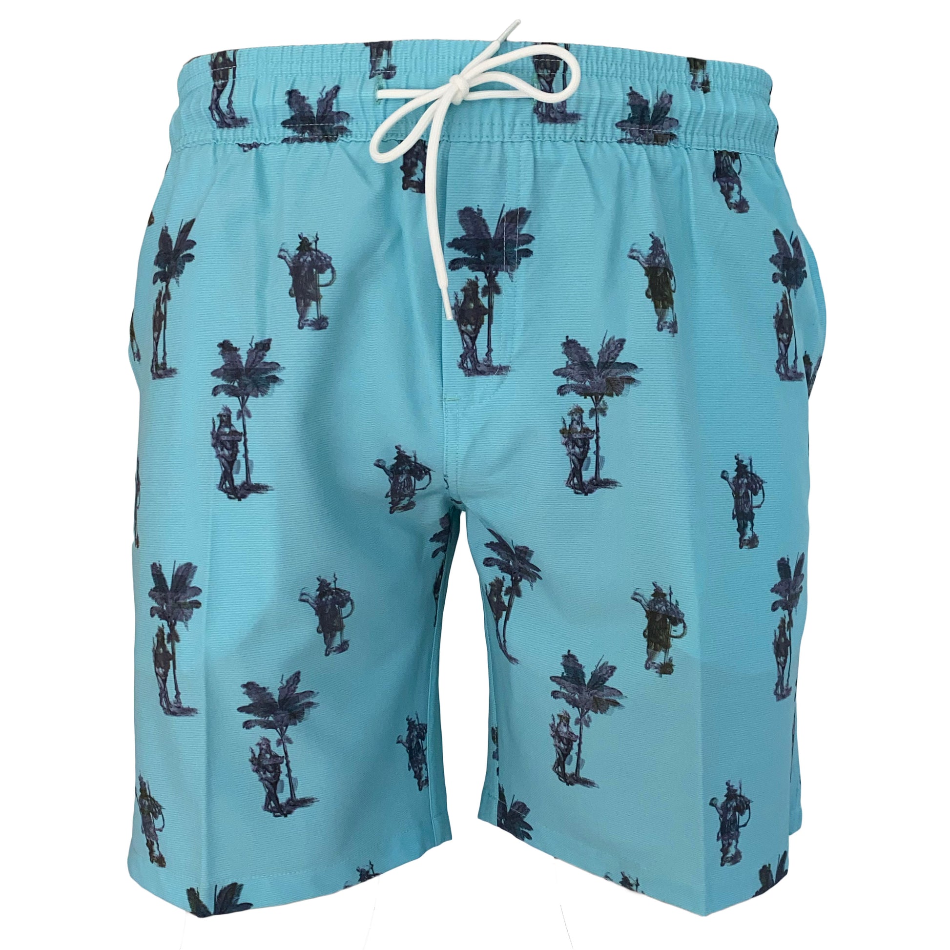 Turquoise Swim Trunks