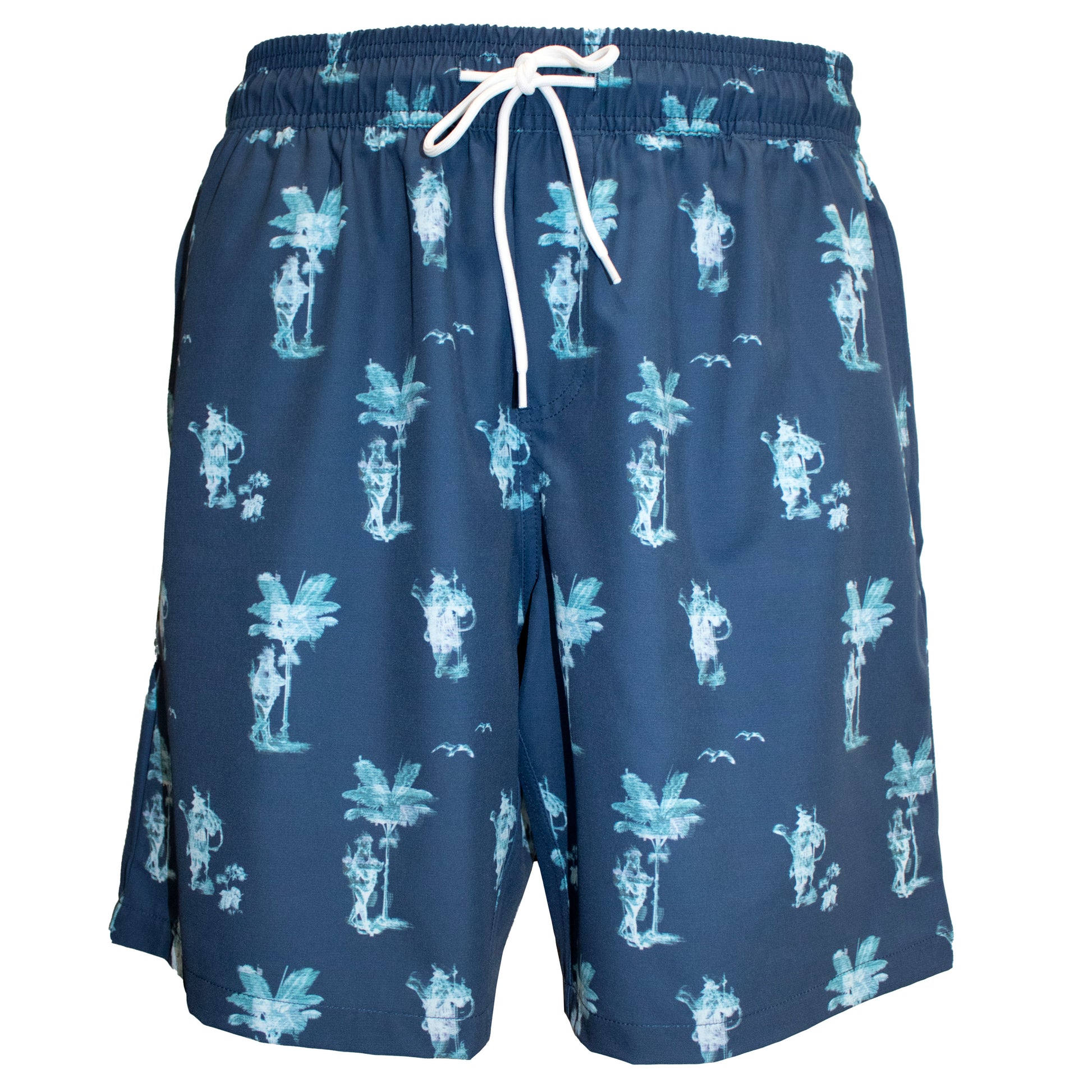 Blue Swim Trunks