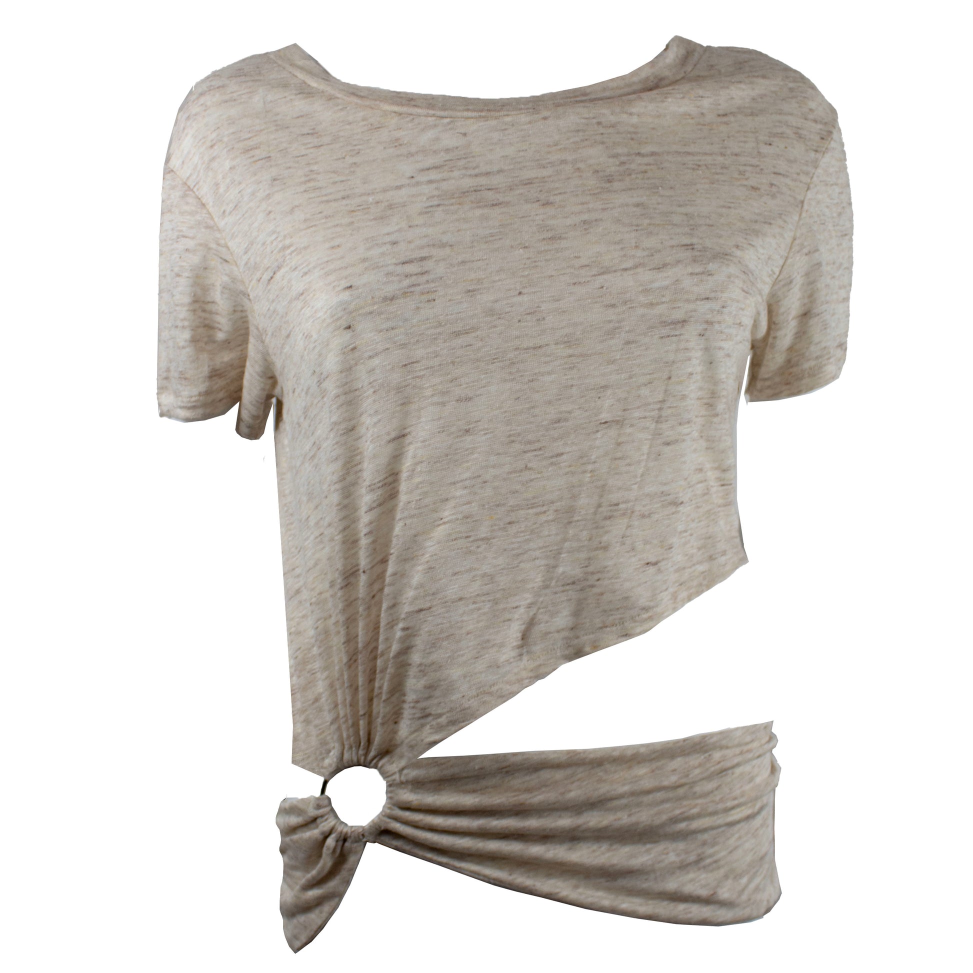 Oatmeal Draped Top