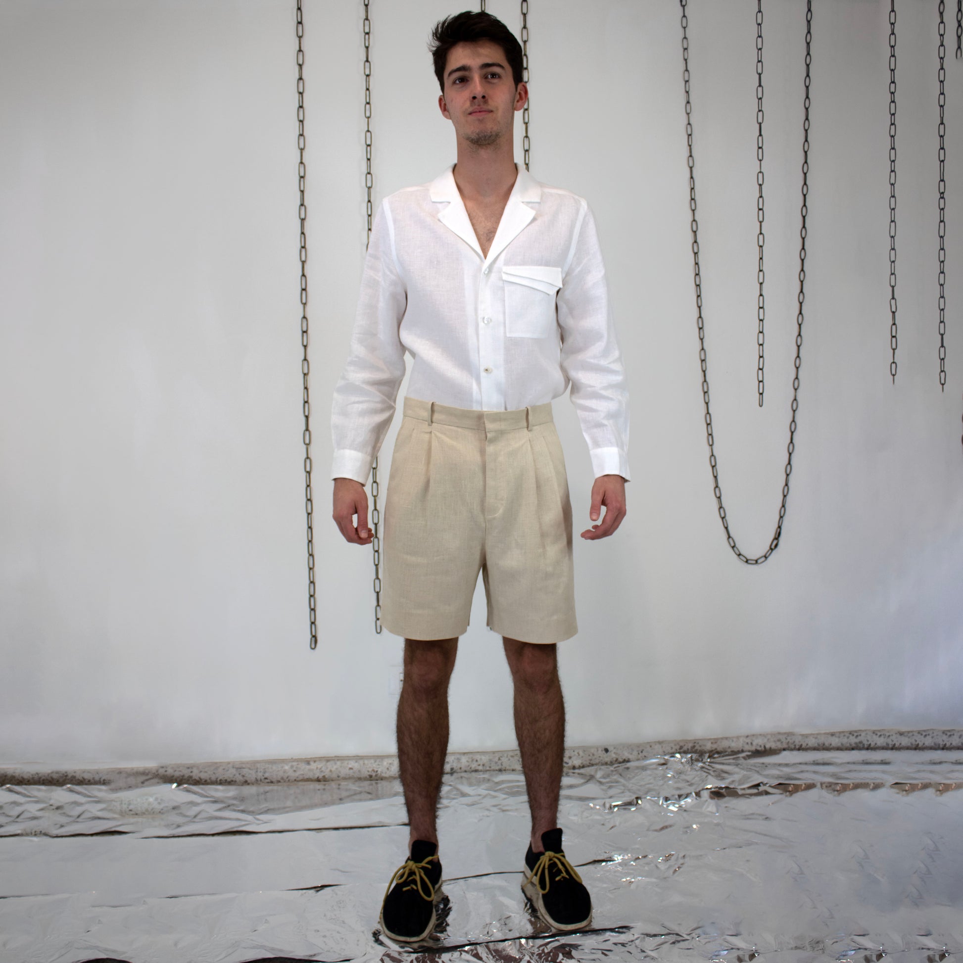 Linen Antique Shorts