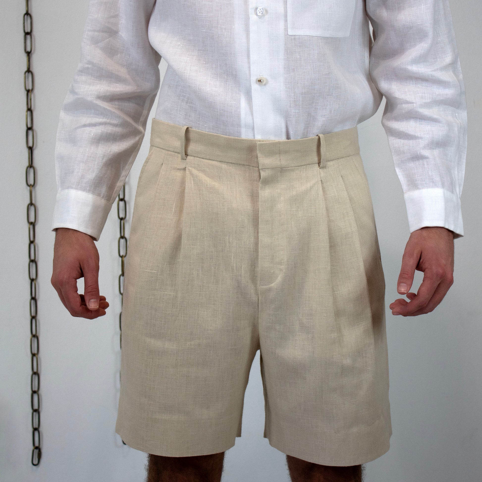 Linen Antique Shorts