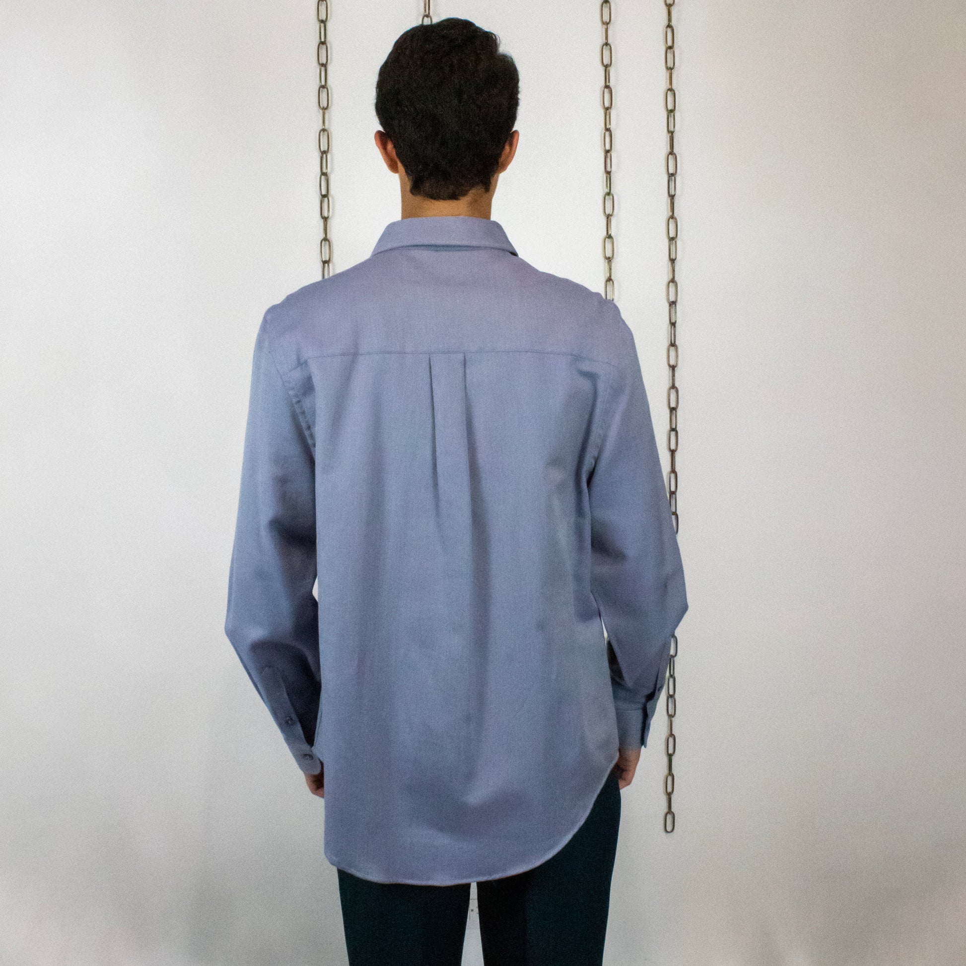 Blue Italian Twill Shirt