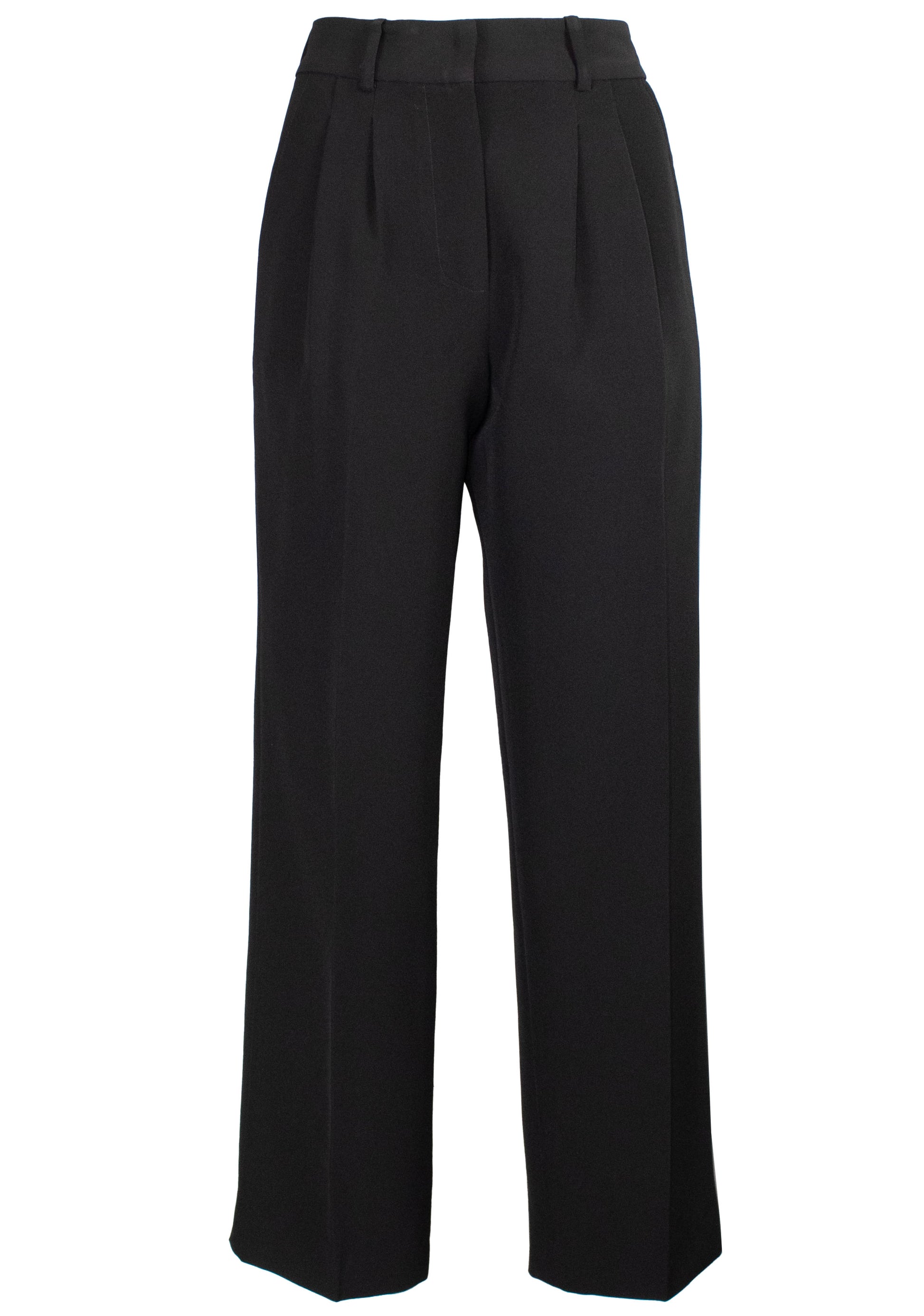 Black Pleated Pants