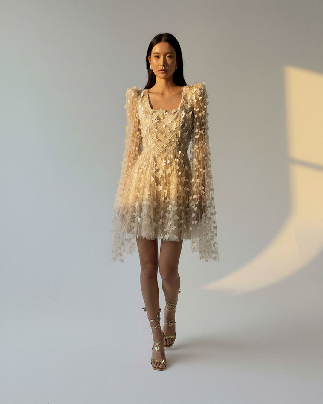 Gold Butterfly Dress