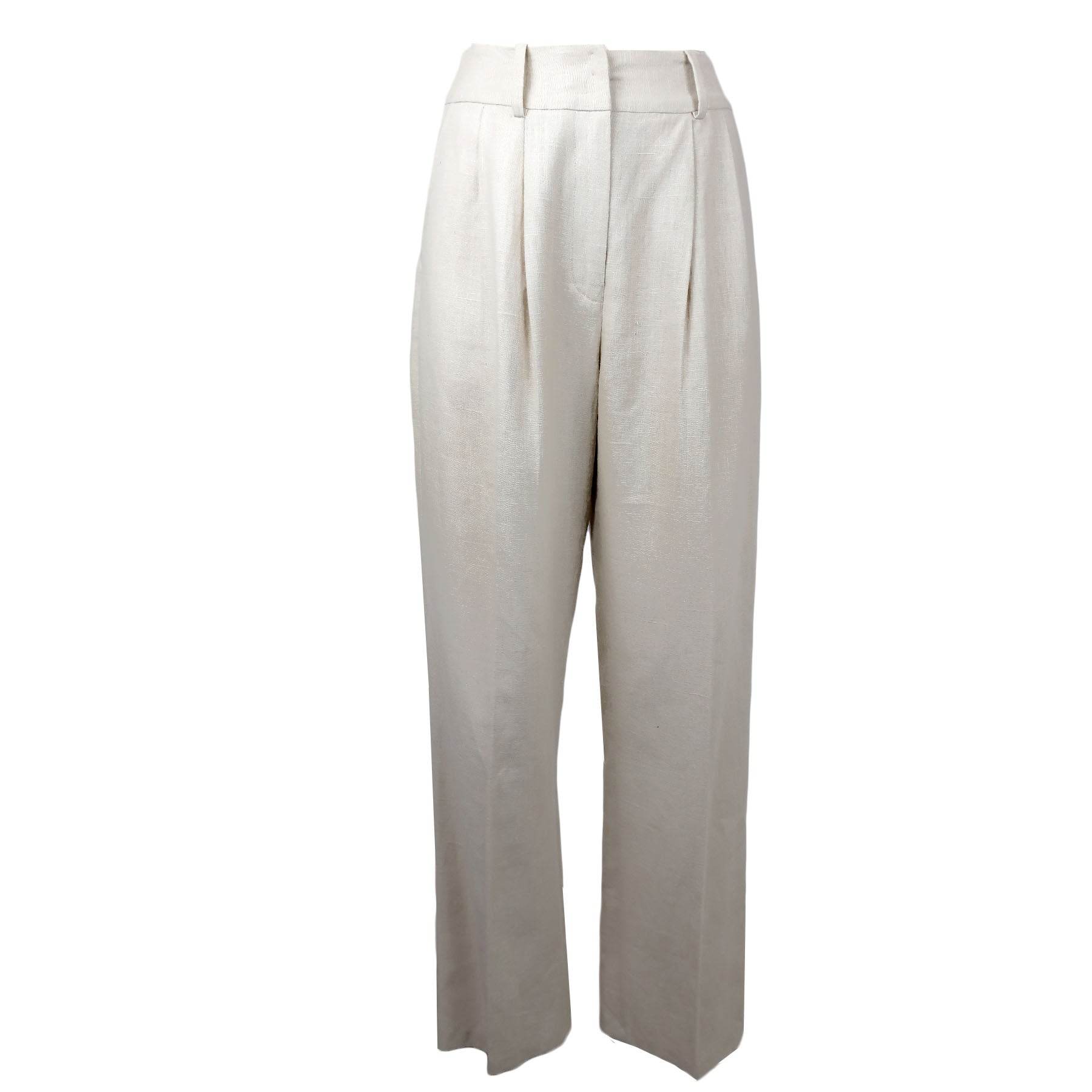 Cream Linen Pants